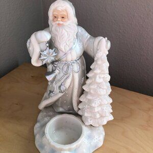 PartyLite Spirit of the Season Santa Tea Light Candle Holder Christmas - NEW